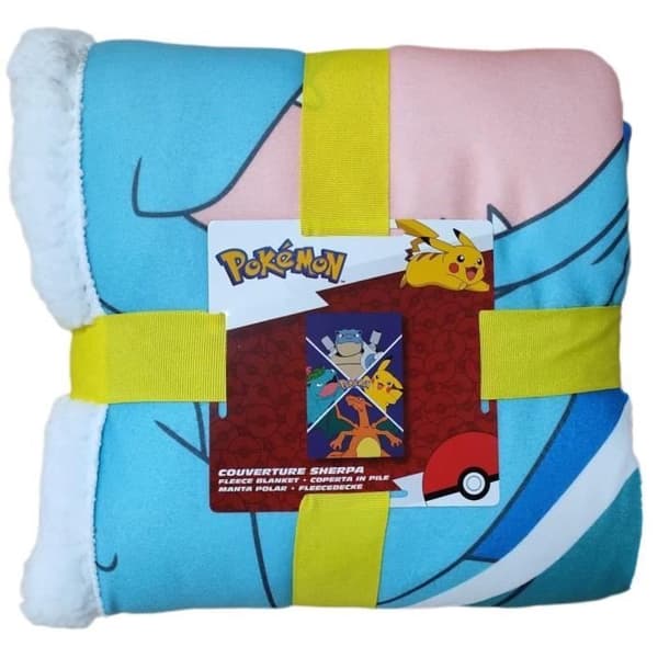 Sherpafilt - POKEMON - Evolutions Pokemon Let's Go - 100 x 150 cm