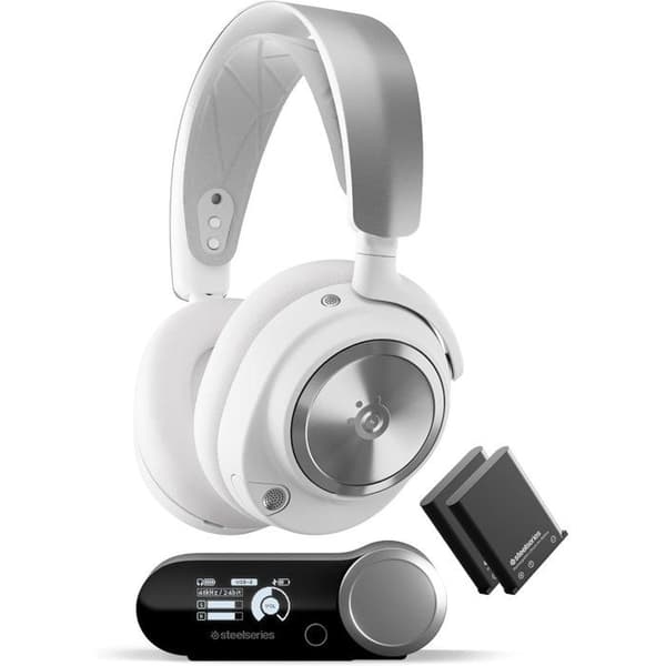 Trådløst gamingheadset - STEELSERIES - Arctis Nova Pro - Hvid