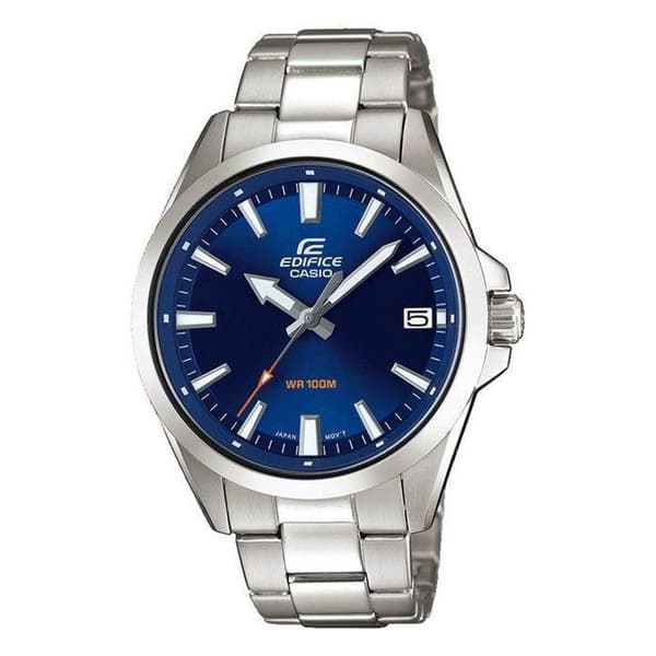 CASIO - Ruostumattomasta teräksestä valmistettu rannekello - EDIFICE - Harmaa