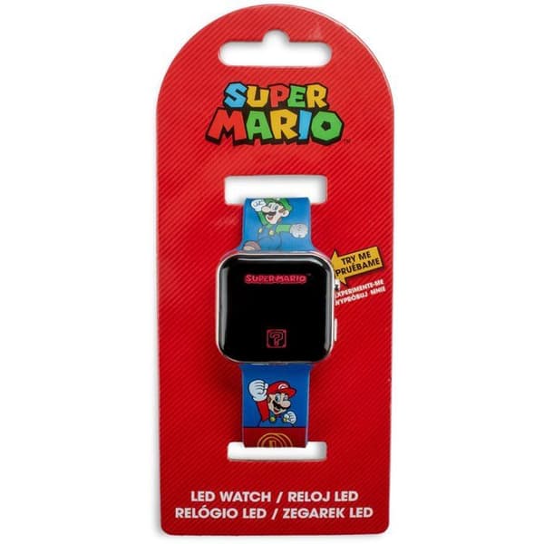 LED-klocka - BARNKÖRKORT - Super Mario - Ålder 4+