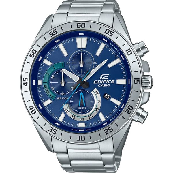 CASIO - Rostfritt stålklocka - EDIFICE - Grå