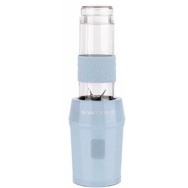 Minimixer - SCHWEIZ - MOOV6 - 300 W - 570 ml - 2 flaskor - Blå