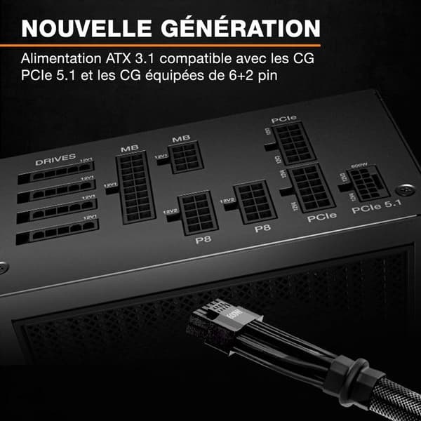 Vær stille! DARK POWER 14 - PC strømforsyning - 850 W