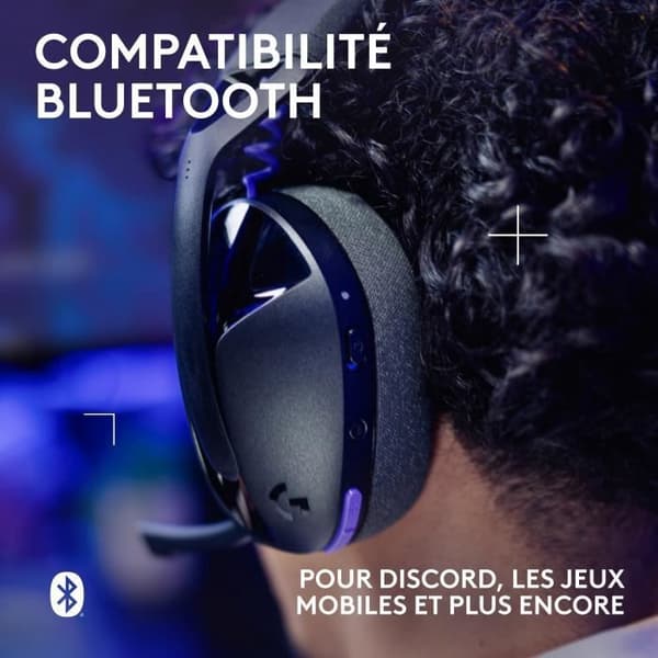Gamingheadset - Trådlöst - Logitech G - G321 Lightspeed - Svart