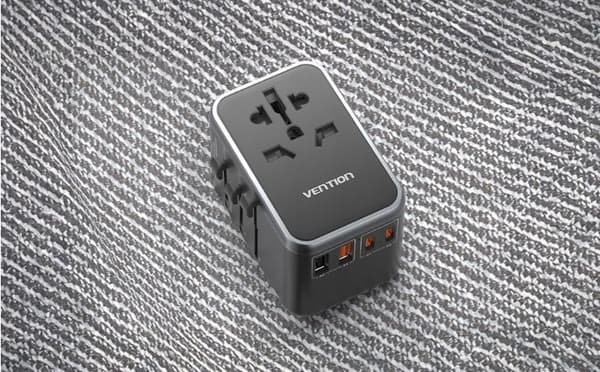 Vention 65W GaN rejseadapter og oplader 2x USB-A 2x USB-C