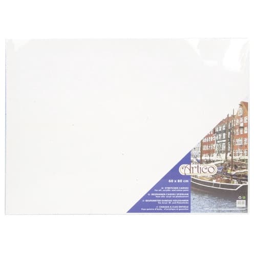 Rektangulært lærred 60x80 cm 4 stk.