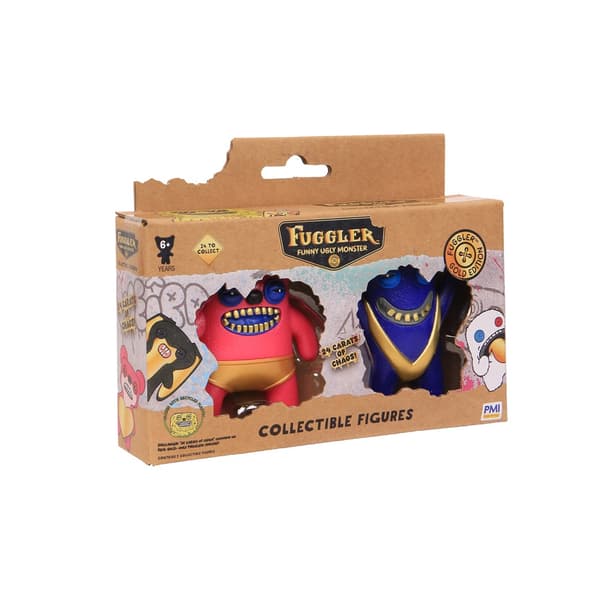 FUGGLER S3 GULDUTGÅVA FIGURER - 2-PACK (ASSORTERADE)