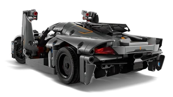 LEGO TECHNIC 42173 Koenigsegg Jesko Täysiharmaa Hyperauto