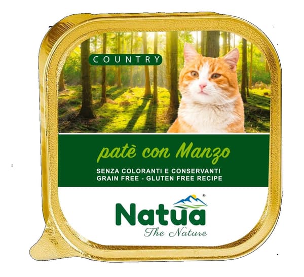 NATUA Country Beef - vådfoder til katte - 100 g