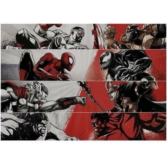 Puslespil - EDUCA - Marvel VS - 1000 brikker