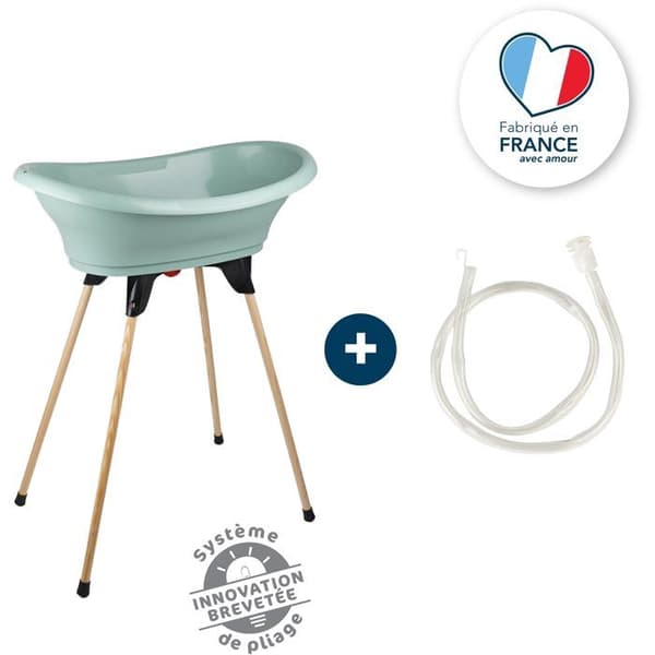 Badekarsæt - THERMOBABY - VASCO - Salviegrøn