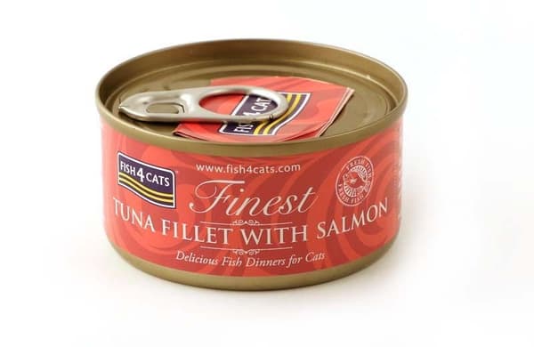 FISH4CATS Tunfilet med laks - vådfoder til katte - 70 g