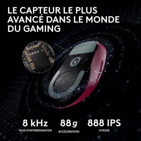 Pelihiiri - Langaton - Logitech G-Pro X Superlight 2 Lightspeed - Musta