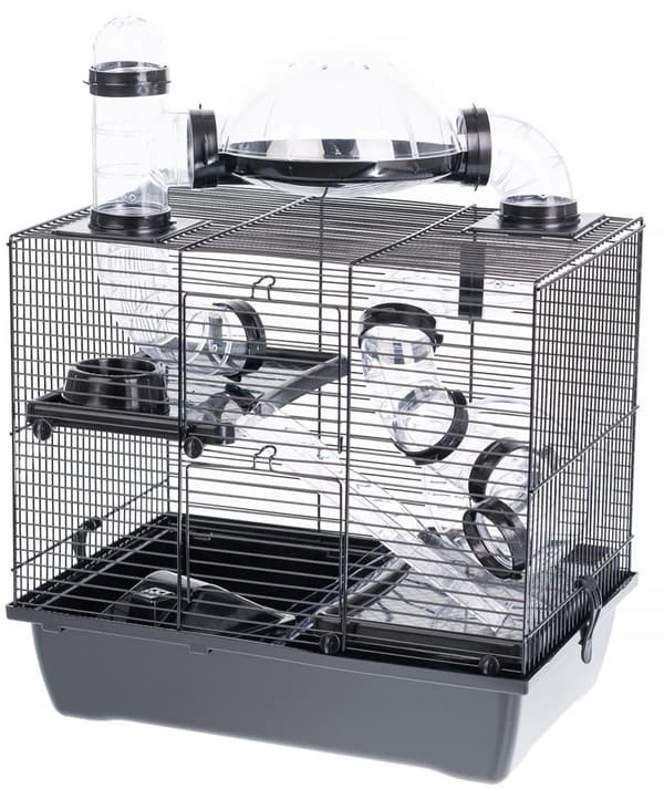 INTER-ZOO Rocky + Terrace sort - hamsterbur