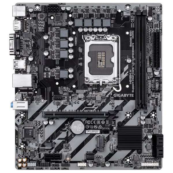 Emolevy - GIGABYTE - H810M H - Micro-ATX-koko - Intel H810 piirisarja - DDR4