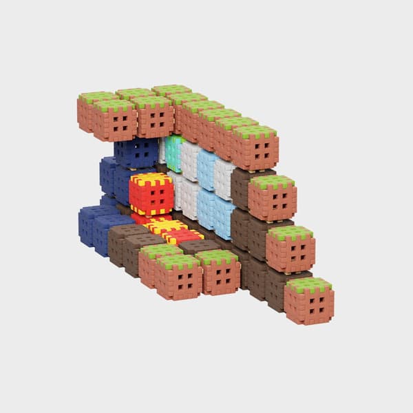 Marioinex Mini Waffle byggklossar, 406 delar