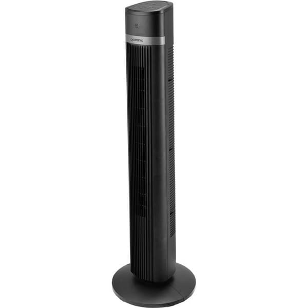 OCEANIC tårnventilator - 45W - Højde 101 cm - 3 indstillinger - 3 hastigheder - 90° oscillation - Sort