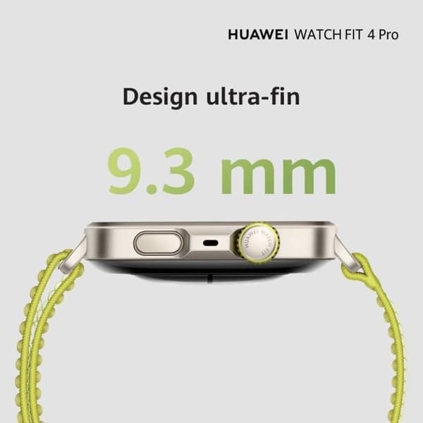 Smartklocka - HUAWEI - Watch FIT 4 PRO - Grön