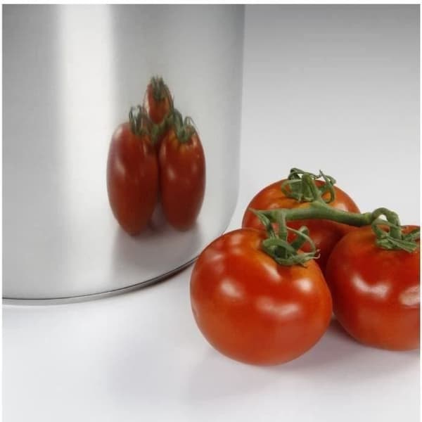 BAUMALU Horeca rustfrit stål + glaslåg - 26 cm
