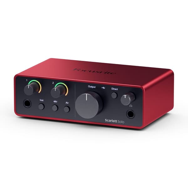 Focusrite Scarlett Solo 4. generation - 2-kanals lydkort
