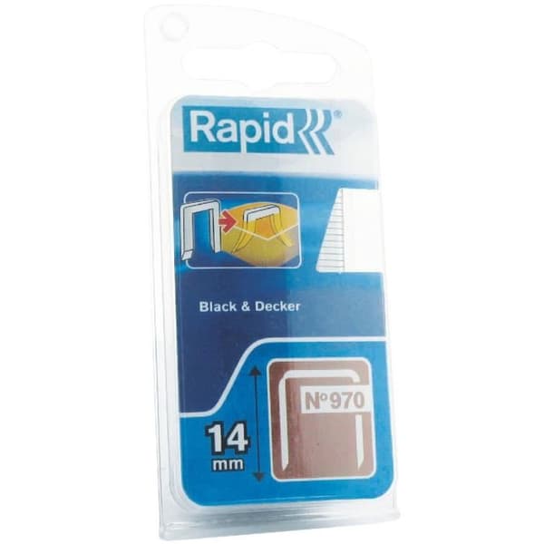 RAPID galvaniserede DP-klammer - Fladtråd - Nr. 970/14 mm
