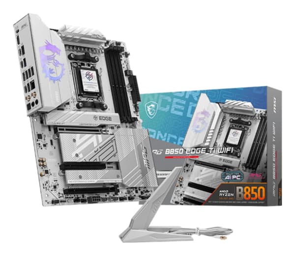 MSI MPG B850 EDGE TI WIFI-moderkort AMD B850 Socket AM5 ATX