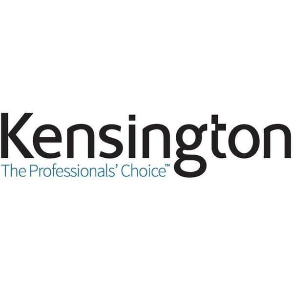 Kensington Duo Gel musemåtte med håndledsstøtte, sort og blå