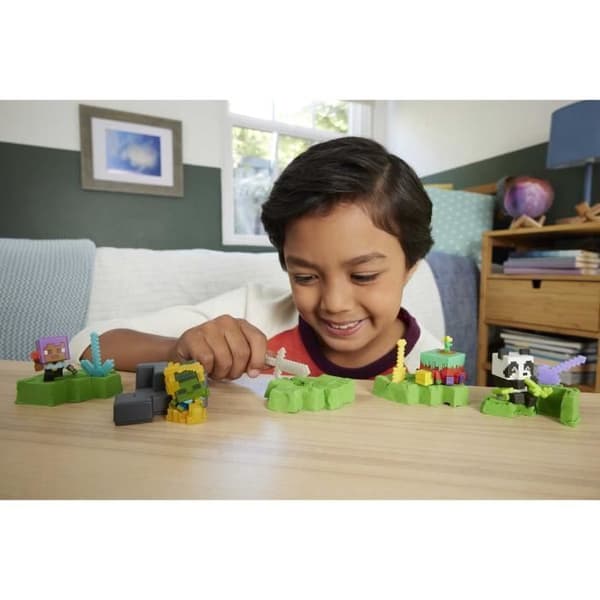 Minecraft Mini Modulære Hoveder - Udvalg af figurer - Minecraft - HTK99 (tilfældig model)