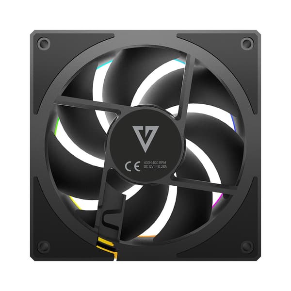 MODECOM VOLCANO LOOP 120 ARGB Omvendt Ventilator Sort