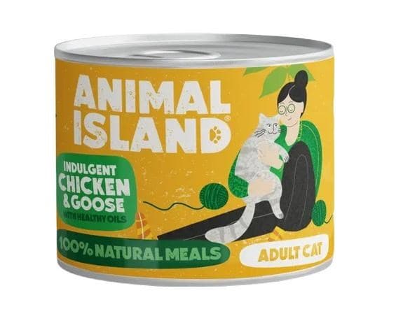 ANIMAL ISLAND Kylling og gås - vådfoder til katte - 200 g
