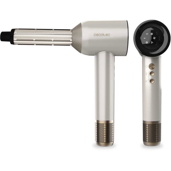 Hårtørrer - CECOTEC - DryGlam Waves Champagne - 1600 W