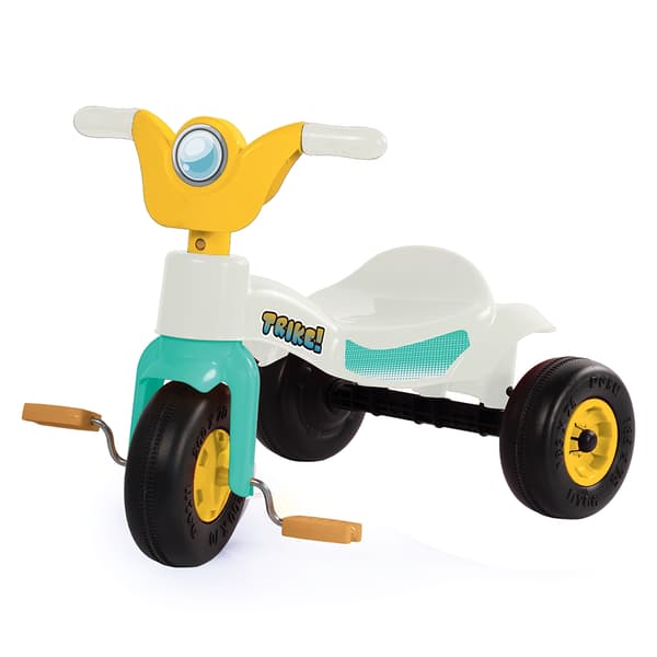 Dolu Trike Trehjuling Vit/Blå/Gul 49x42x60cm