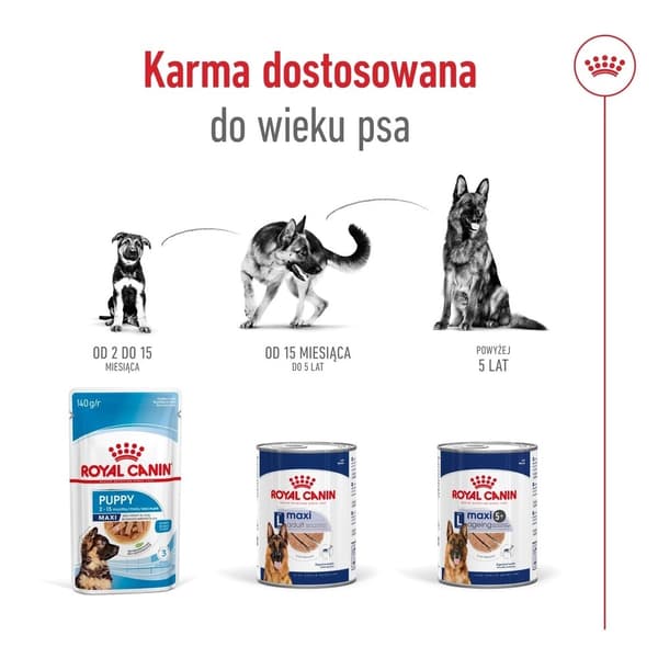 ROYAL CANIN Maxi Aging Loaf - våtfoder för hundar - 410 g