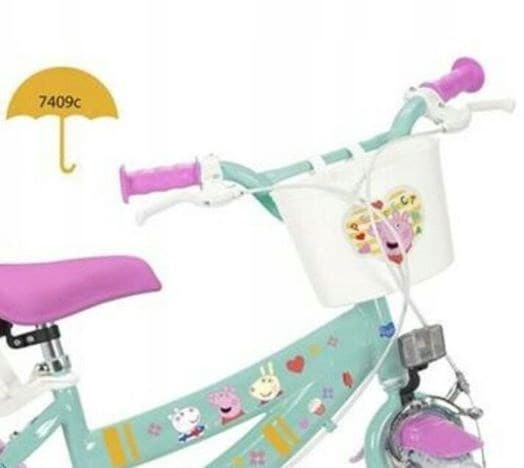 Børnecykel Toimsa 12” Gurli Gris grøn