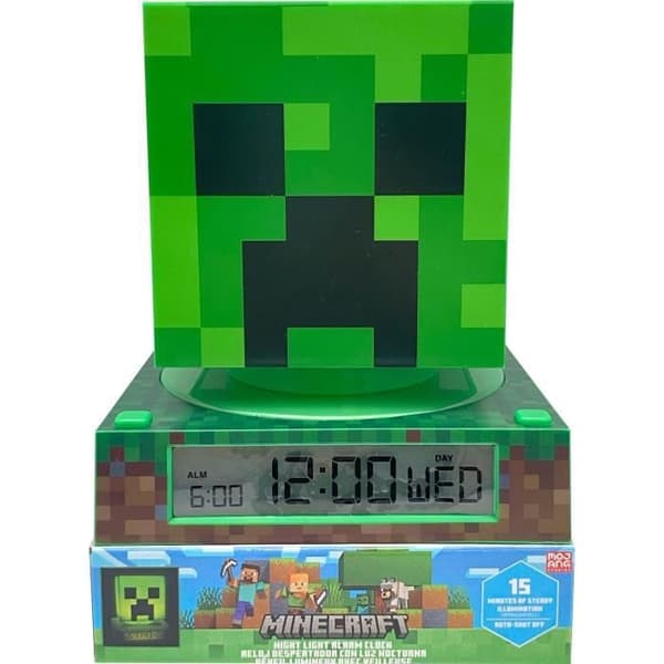 Minecraft 3D-figur väckarklocka - BARN LICENS - MIN3020