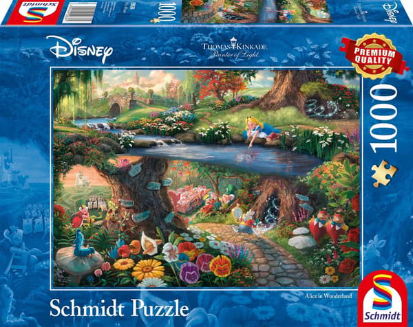 Disney-palapeli, Liisa Ihmemaassa, 1000 palaa