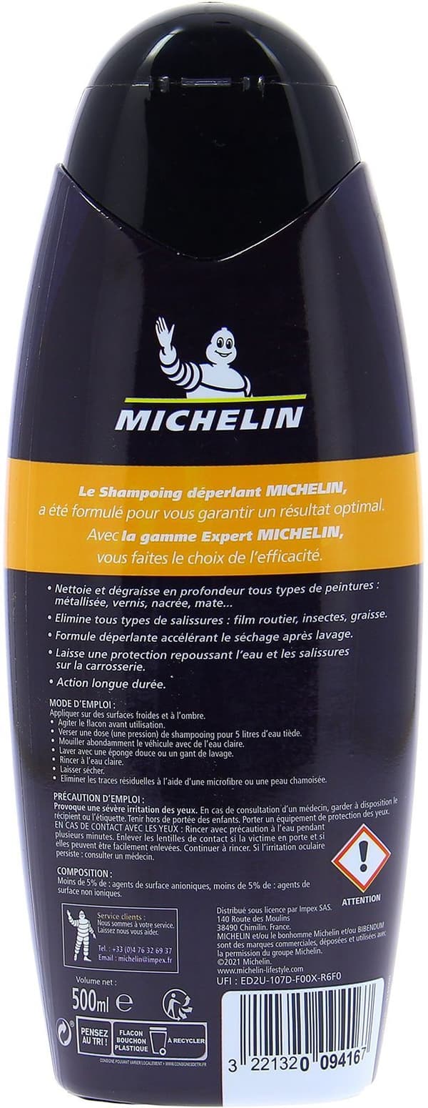 Shampoo - MICHELIN - Ekspert vandafvisende til biler - Hurtigtørrende