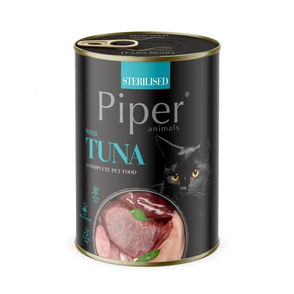 DOLINA NOTECI Piper Steriliseret med tun - vådfoder til katte - 400 g