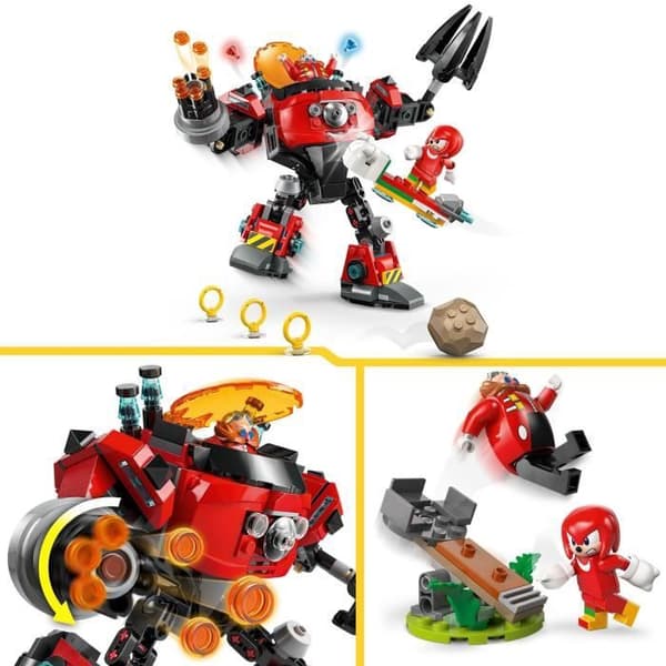 LEGO Sonic the Hedgehog 77005 Knuckles vs. Dr. Eggmans Ægknuser - Spil til 8-årige