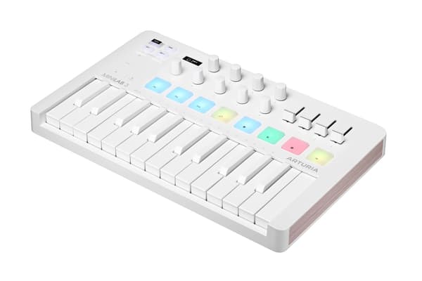 Arturia MiniLab 3 - MIDI-kontrollkeyboard, vit