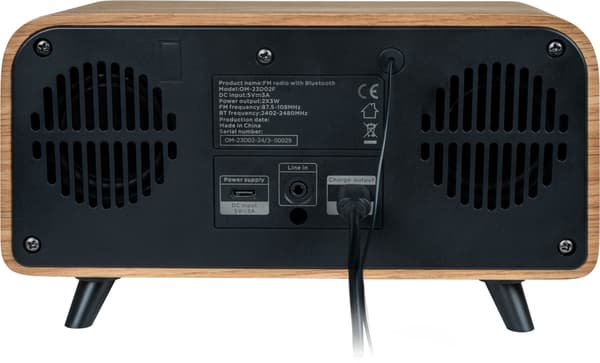 Väckarradio - THOMSON - Bluetooth - DAB - Vintage Cosy-serien