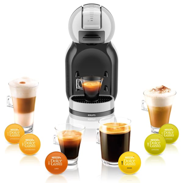 Krups KP123B NESCAFÉ Dolce Gusto Mini Me kaffemaskine sort/rustfrit stål