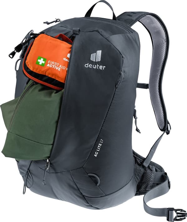 Deuter AC Lite 17 - vaellusreppu (musta)