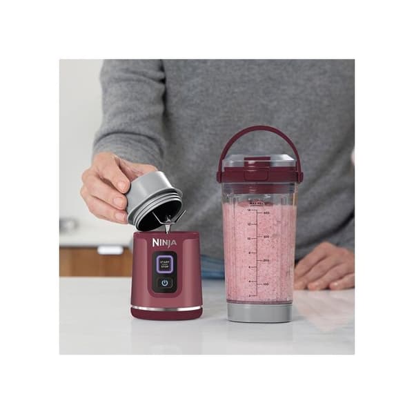 Blender - NINJA - BLAST - Ledningsfri - 530ml - Lyserød
