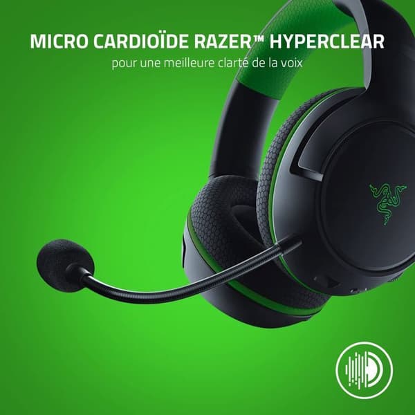 Headset - Razer - Kaira - 50mm - Titanium - Xbox 360