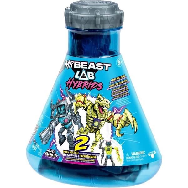 2-pak figurer - MRBEAST LAB - Mix & Match - Tilfældig model + halvfigur