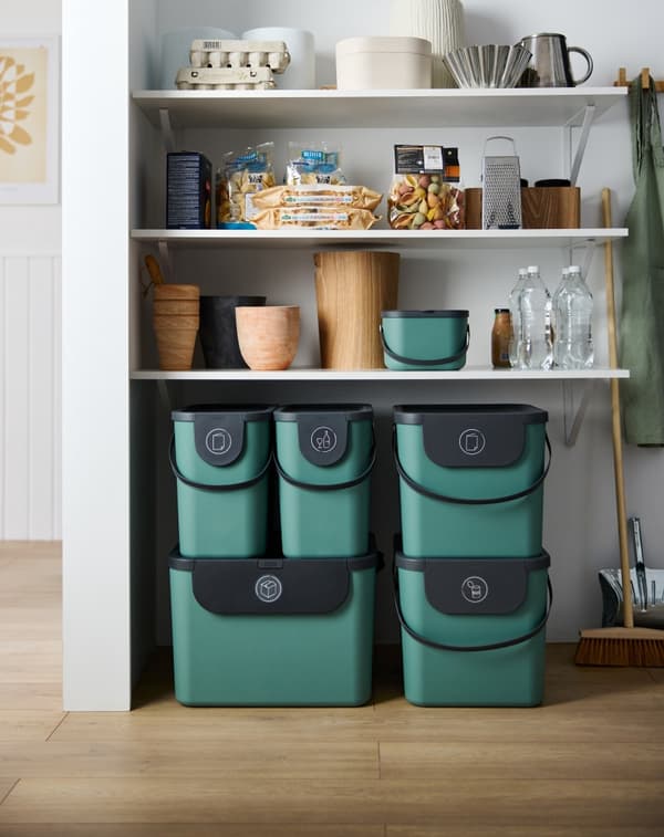 Rotho Albula Avfallsseparator 55L Mistel Grön