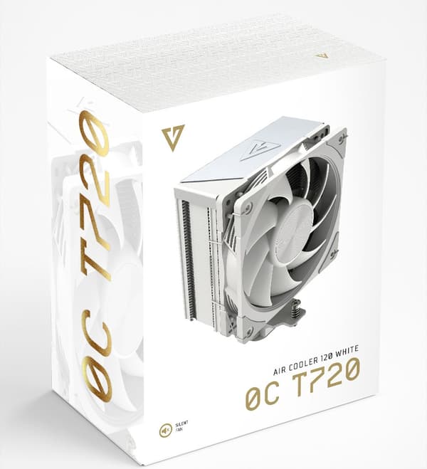 MODECOM Volcano 0C T720 Processor Luftkylare 12 cm Vit