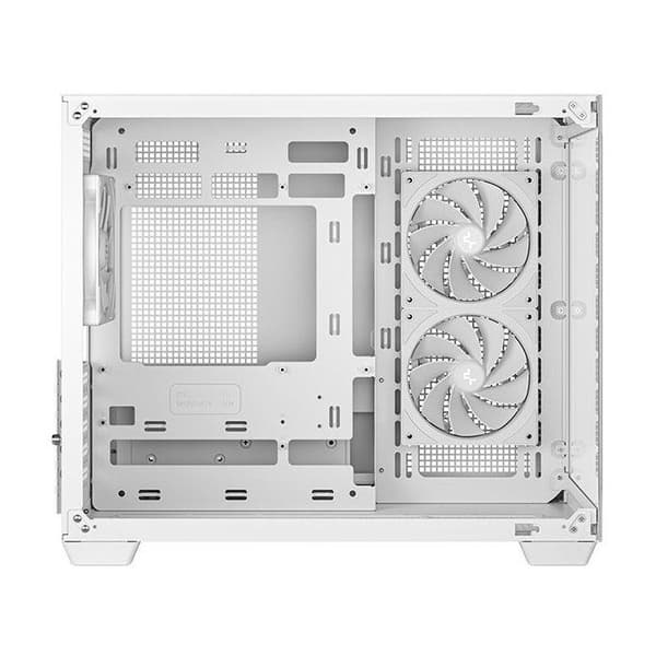 PC-chassi - DEEPCOOL - CG330 - Minitorn - Micro-ATX-formfaktor - Inkluderar 3 ARGB-fläktar - Vit