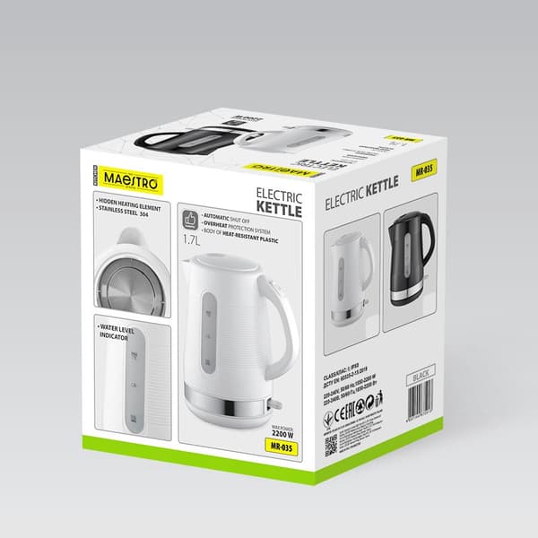 MAESTRO elkedel 1,7 l MR-035-SORT